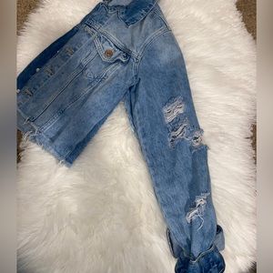 Distressed Jean Jacket